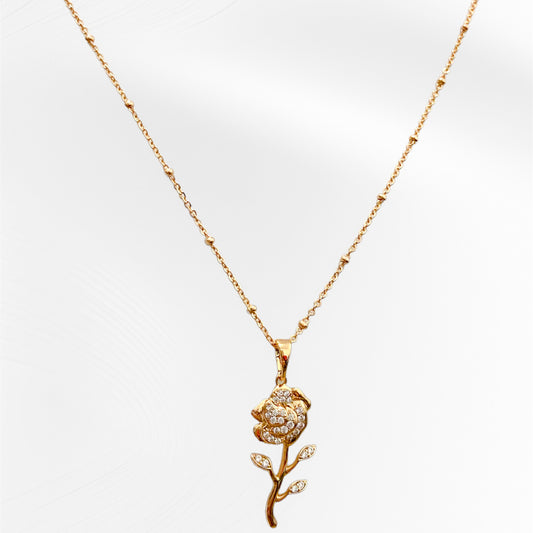 Como La Flor Gold-Filled Pendant Necklace