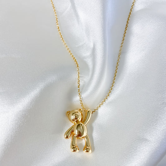 The One and Only Teddy Bear Gold-Filled Necklace